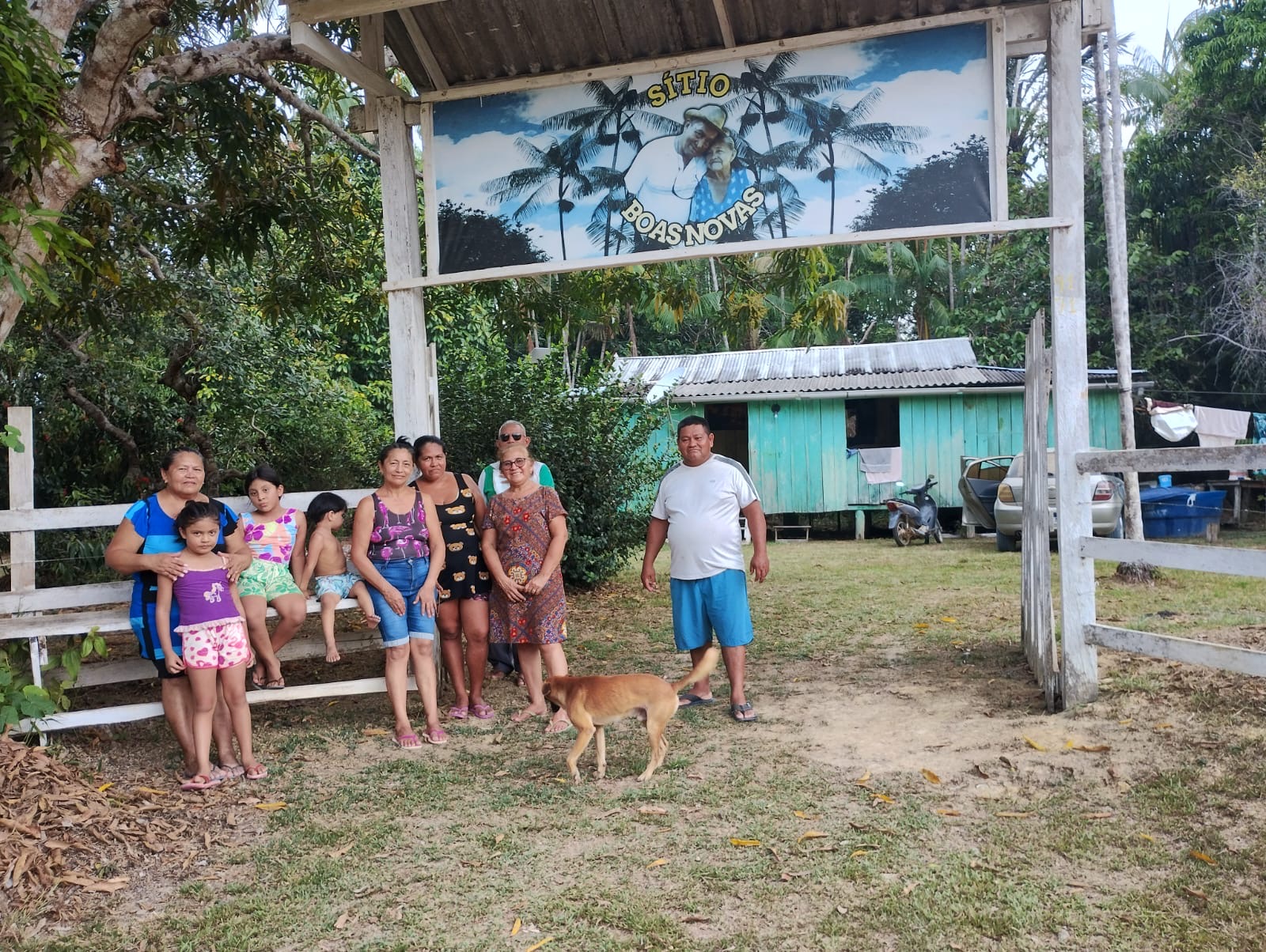 Moradores da Comunidade do KM 40 no Ramal ZF7